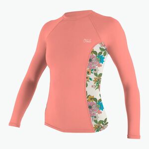 Női úszás hosszú ujjú O'Neill Side Print Rash Guard sivatagi virág / karácsonyi virágos (Side Print Rash Guard 5406S-IM3) kép