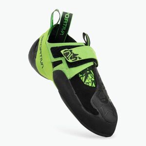La Sportiva Skwama Vegan fekete/villogó zöld hegymászócipő (Skwama Vegan ZFCS074K00E24) kép