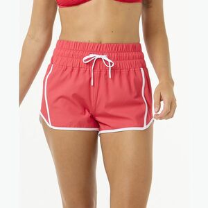 Női Rip Curl High Waist Retro Volley 3" úszónadrág hibiszkusz piros (High Waist Retro Volley 3" 01QWBO) kép