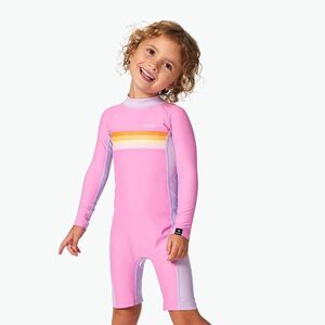 Rip Curl Rainbow Tide Springsuit élénk rózsaszín egyrészes gyermek fürdőruha (Rainbow Tide Springsuit 13GJRV) kép