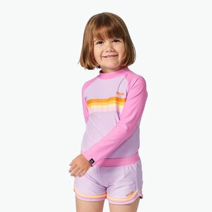 Rip Curl gyermek úszó hosszú ujjú Rainbow Tide Rash Vest élénk rózsaszínű (Rainbow Tide Rash Vest 13FJRV) kép