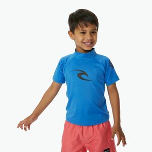 Rip Curl Brand Wave UPF kék gumírozott gyermek úszópóló (Brand Wave UPF TNQTRV) kép