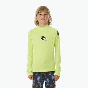 Rip Curl Brand Wave UPF Rash Vest gyermek úszómellény hosszú ujjú lime (Brand Wave UPF Rash Vest 122BRV) kép