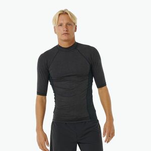 Férfi Rip Curl Dawn Patrol UPF Performance úszópóló fekete marle (Dawn Patrol UPF Performance 14BMRV) kép