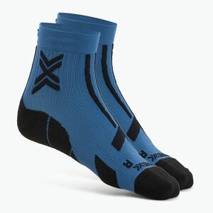X-Socks Trailrun Discover Ankle ásványi kék/x fekete zokni (Trailrun Discover Ankle XS-R7DTS24M-A016) kép