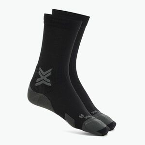 X-Socks Run Discover Crew fekete/szürke zokni (Run Discover Crew XS-RQDIS24M-B036) kép