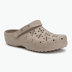 Crocs Classic Floral Cutout Clog flip-flop szürke színű flip-flopok (Classic Floral Cutout Clog 210927-214) kép