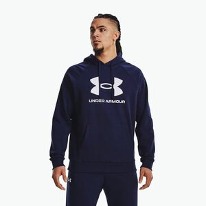 Férfi Under Armour Rival Fleece Logo HD midnight navy/fehér melegítőfelső (Rival Fleece Logo HD 1379758-410) kép
