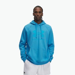 Férfi Under Armour Rival Fleece Logo HD pulóver ether kék/kék topáz (Rival Fleece Logo HD 1379758-452) kép
