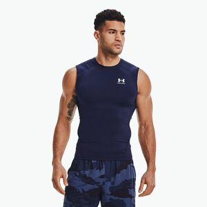 Férfi Under Armour Heat Gear Armour Comp Training Tank midnight navy/fehér (Heat Gear Armour Comp Tank 1361522-410) kép