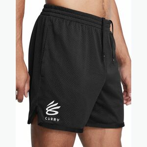 Under Armour férfi kosárlabda rövidnadrág Curry Splash Short fekete / fehér agyag (Curry Splash Short 1387092-001) kép