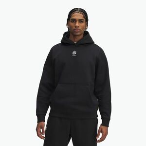 Férfi Under Armour Curry Splash kapucnis pulóver fekete / fehér agyag (Curry Splash Hoodie 1387096-002) kép