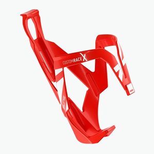 Elite Custom Race X piros/fényes fehér bidon kosár (Custom Race X EL0240108) kép