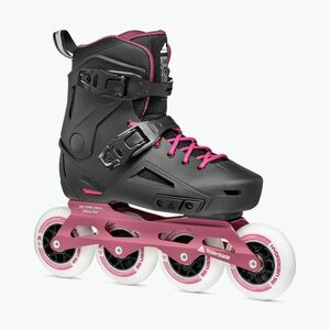 Női Rollerblade Lightning 90 W fekete/szangria görkorcsolya (Lightning 90 W 07372200Q78) kép