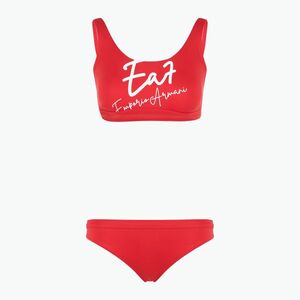 Női kétrészes fürdőruha EA7 Emporio Armani Maxi Logo Bikini Top verseny piros (Maxi Logo Bikini Top 7W000287-AF12210-A5064) kép