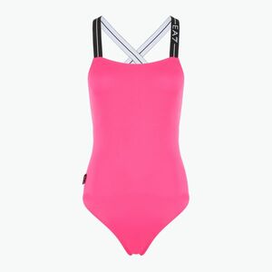 EA7 Emporio Armani Logo Tape One Piece fürdőruha neon rózsaszínű (Logo Tape One Piece 7W000294-AF12213-Z4001) kép