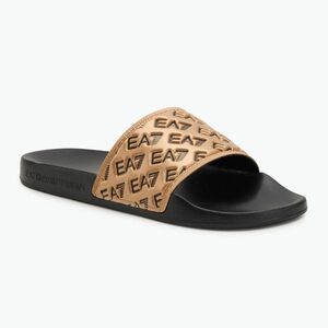 EA7 Emporio Armani Water Sports All Over flip-flop fekete/arany flip-flopok (Water Sports All Over 7X000109-AF15125-PC001) kép