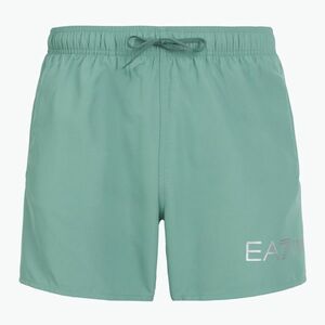 Férfi EA7 Emporio Armani Extended Logo Boxer fürdőnadrág ásványkék / ezüst (Extended Logo Boxer 7M000519-AF13049-MB159) kép