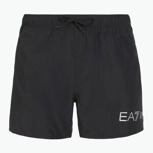 Férfi EA7 Emporio Armani Extended Logo Boxer fürdőruha fekete / ezüst (Extended Logo Boxer 7M000519-AF13049-MC026) kép