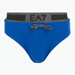 Férfi EA7 Emporio Armani Logo Tape úszónadrág türkizkék tenger (Logo Tape Brief 7M000531-AF13093-UB054) kép