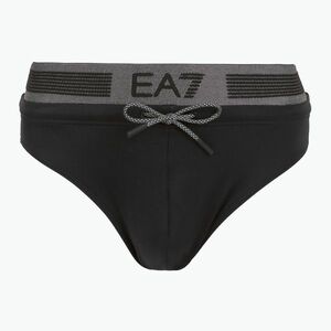 Férfi EA7 Emporio Armani Logo Tape Brief úszónadrág fekete (Logo Tape Brief 7M000531-AF13093-UC001) kép