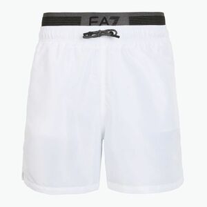 Férfi EA7 Emporio Armani Logo Tape Boxer úszónadrág fehér (Logo Tape Boxer 7M000534-AF13101-U0002) kép