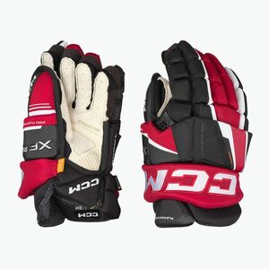 CCM Tacks XF Pro SR hokikesztyű fekete/piros/fehér (Tacks XF Pro SR HGXFPRO-SR13BKRW) kép