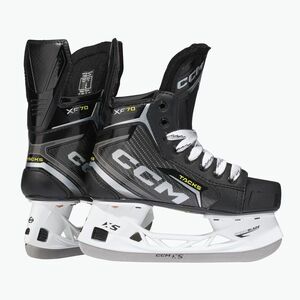 Gyermek jégkorcsolya CCM Tacks XF70 JR fekete (Tacks XF70 JR SKXF70-JR) kép