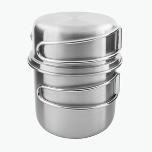 Tatonka Fogantyús bögre 500 ml-es acél utazási készlet (Handle Mug 500 4172.000) kép