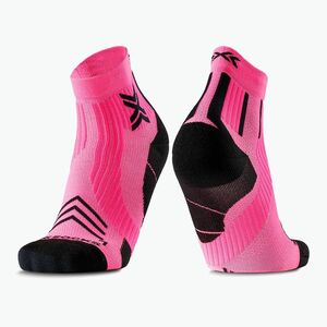 Férfi zokni X-Socks Run Expert Ankle fluo rózsaszín/x fekete (Run Expert Ankle XS-R7XPS24M-P140) kép