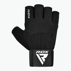 RDX edzőtermi kesztyű W3G fekete (Workout Gym Gloves W3 WGS-W3G) kép