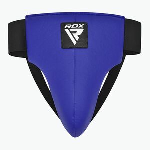 Férfi RDX R1 harcművészeti ágyékvédő kék/fekete (R1 Martial Arts Groin Guard GGX-R1UB) kép