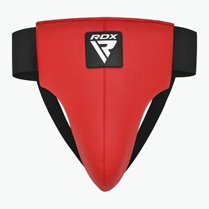 Férfi RDX R1 harcművészeti ágyékvédő piros/fekete (R1 Martial Arts Groin Guard GGX-R1RB) kép
