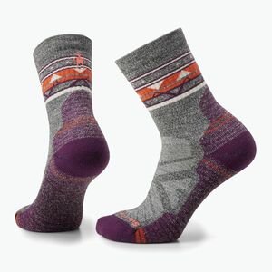 Smartwool női zokni Hike Light Cushion Zig Zag Valley Mid Crew zokni hamu/szürke (Hike Light Cushion Zig Zag Valley Mid Crew SW001580H85) kép