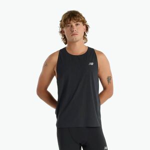 Férfi New Balance Race Day Ultra Light Singlet fekete futó felső (Race Day Ultra Light Singlet MT51205BK) kép