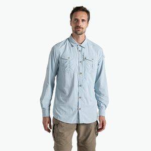 Férfi Craghoppers NosiLife Adventure hosszú ujjú ing III niagara kék (NosiLife Adventure Long Sleeved Shirt III CMS709) kép