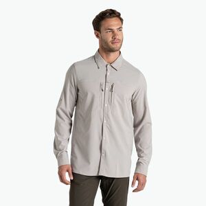 Craghoppers férfi ing NosiLife hosszú ujjú Pro Shirt V pergamen színű póló (NosiLife Long Sleeved Pro Shirt V CMS706) kép