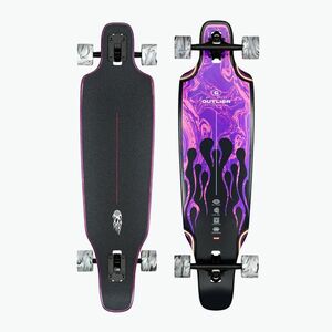 Globe Outlier lila lángokkal longboard (Outlier 10525465_PURPFLAMES) kép