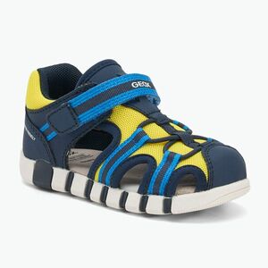 Geox Iupidoo gyermek szandál navy/fluo yellow (Iupidoo B555PA05014C4502) kép