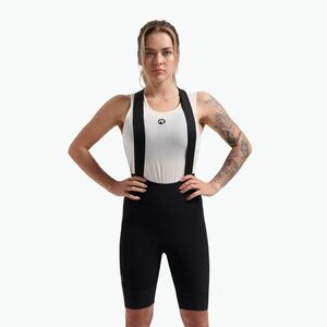 Női kerékpáros rövidnadrág Rogelli Signature Bib rövid W fekete (Signature Bib Short W RC2200006) kép