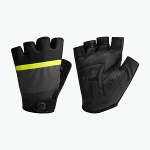 Rogelli Hero II férfi kerékpáros kesztyű fekete/fluor/szürke (Hero II ROG352275) kép