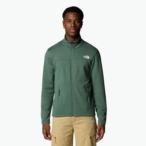 Férfi széldzseki The North Face Cedar Trail Grid Fleece Full Zip kacsa zöld (Cedar Trail Grid Fleece Full Zip NF0A8AZFHCH1) kép