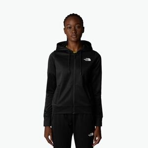 Női The North Face Reaxion Fleece teljes cipzáras kapucnis pulóver tnf black (Reaxion Fleece Full Zip Hoodie NF0A8CNRJK31) kép