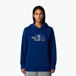 The North Face női Drew Peak Light Hoodie estate kék/fehér dűne melegítőfelső (Drew Peak Light Hoodie NF0A8C1DAQM1) kép