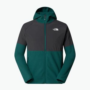 Férfi The North Face Glacier Heavyweight Full Zip HD mély nori/aszfalt szürke melegítőfelső (Glacier Heavyweight Full Zip HD NF0A89JJAEO1) kép