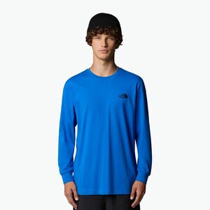 Férfi hosszú ujjú The North Face Box Nse Tee heroblue/tnfblk (Box Nse Tee NF0A87NN16Y1) kép