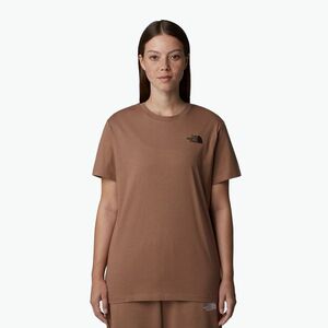 The North Face női Box Nse Relaxed Tee latte/tnf fehér póló (Box Nse Relaxed Tee NF0A87NK6E11) kép