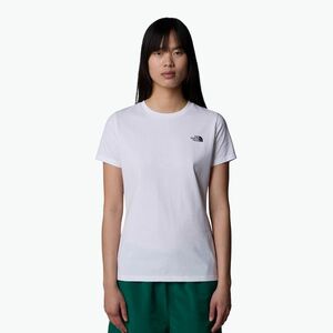 Női póló The North Face Simple Dome Slim Tee tnf fehér (Simple Dome Slim Tee NF0A87NHFN41) kép