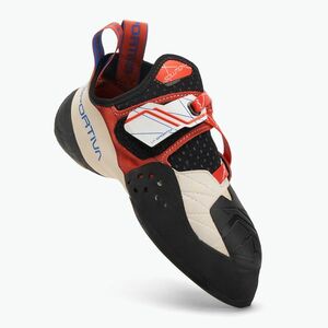 La Sportiva női mászócipő Solution fehér/liliom narancssárga (Solution ZFCS057W00O03) kép