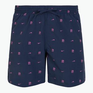 Férfi Nike Luxe Letter 7" Volley úszónadrág éjfekete tengerészkék (Luxe Letter 7" Volley NESSF518) kép